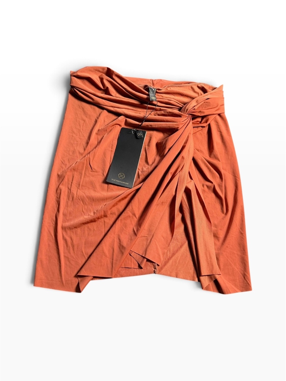 ViX by Paula Hermanny Karen Mini swim cover up skirt in Carmel size XS $98 NWT